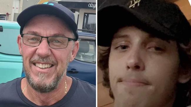 Hervey Bay Uber driver Scott Cabrie and 18-year-old Tye Wayne Porter.