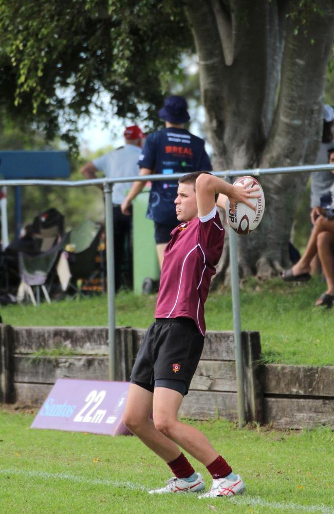 Ballymore Cup rugby action at the Albany Creek Brumbies Junior Rugby Union Club on Friday, April 12, 2024.