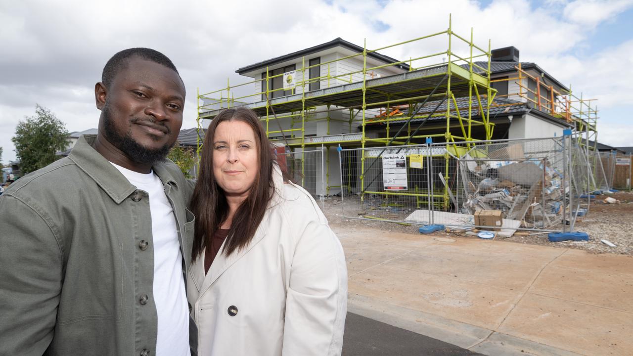 Families building new homes that are almost finished have faced a nerve-racking wait for an interest-rate cut. Picture: Tony Gough