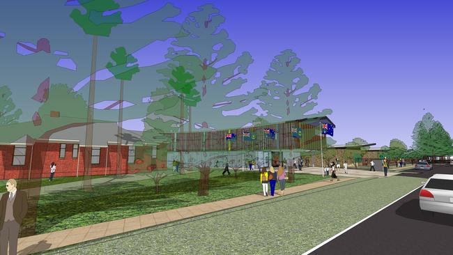 An artist’s impression of Centre for Excellence for Post Traumatic Stress Disorder.