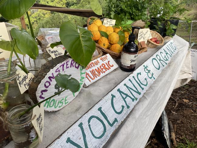 Roadside produce stall on Rose Rd.