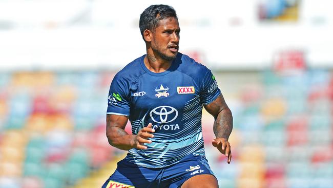 Ben Barba training with the North Queensland Cowboys. Picture: Zak Simmonds