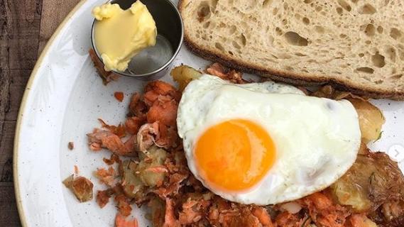 House smoked trout from Drummoyne cafe Copo Cafe. Photo: @myfoodsafari