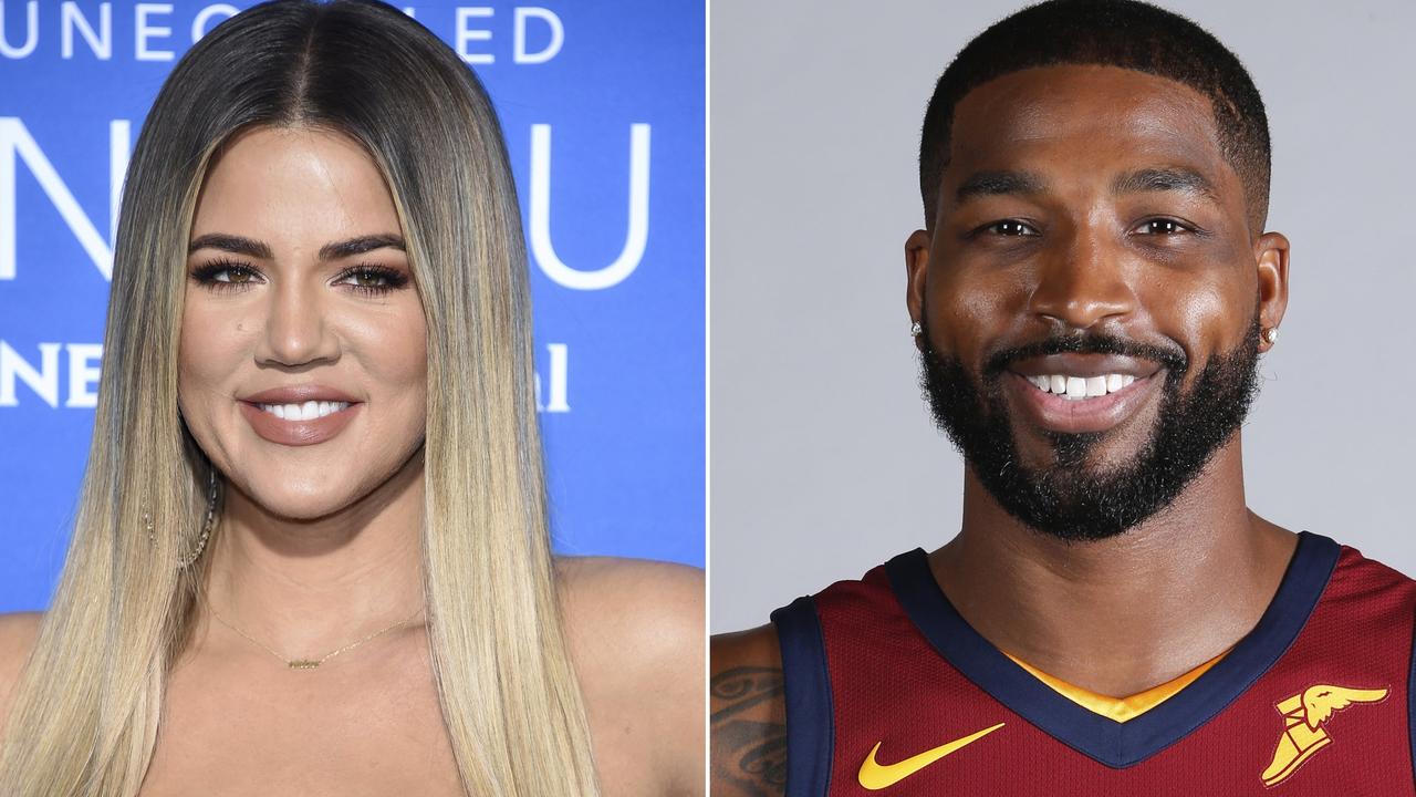 Khloe Kardashian hasn’t publicly commented on the allegations that Tristan Thompson cheated on her again. Picture: AP