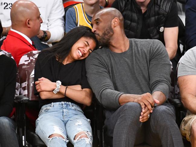 The photo Gianna kept as her background. (Photo by Allen Berezovsky/Getty Images)