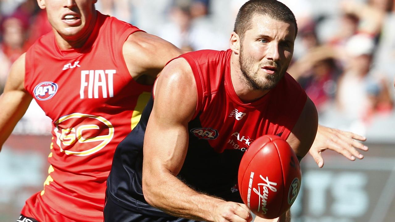 AFL Round 1 Melbourne v Gold Coast Suns at the MCG. Colin Garland. Pic: Michael Klein