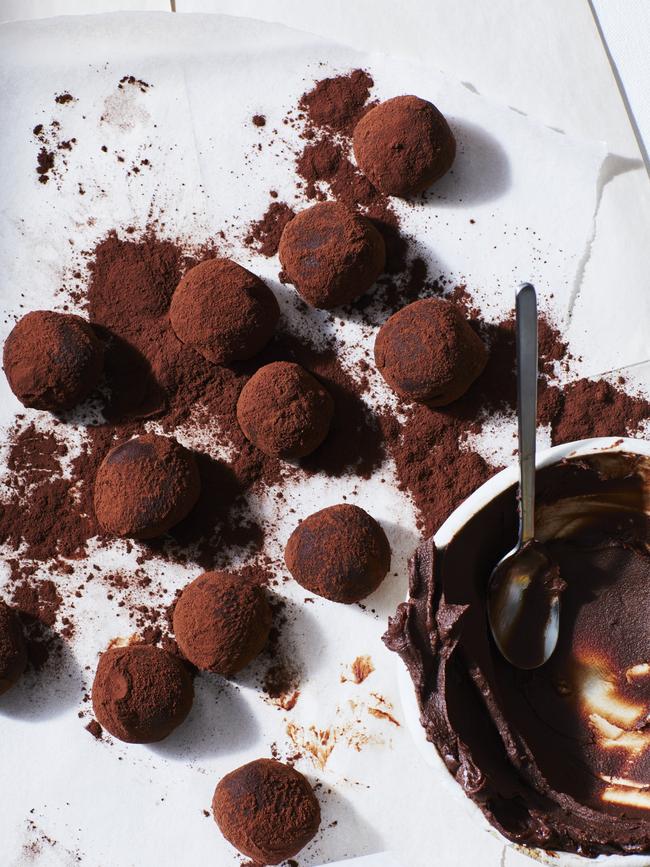 Honey-choc truffles