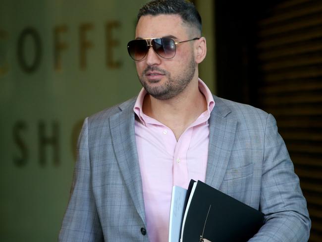 SYDNEY, AUSTRALIA - NewsWire Photos JULY 6:  Salim Mehajer pictured walking out of the Downing centre courts, Sydney.Picture by Damian Shaw