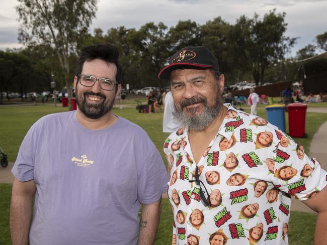 Michael Gigg, Stephen Leon 2024 Mildura Christmas Carols. Picture: Noel Fisher