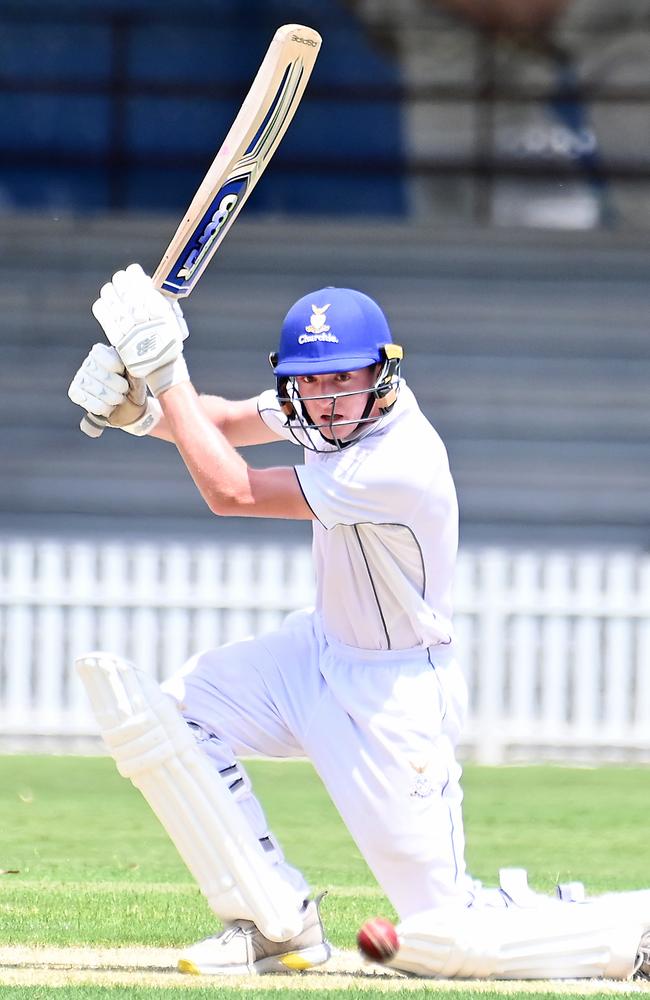 Churchie batsman Connor Rudman.