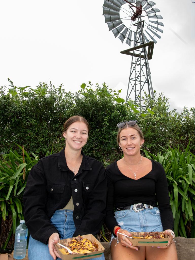 Tahlia and Branna Duke. Meatstock Festival, Toowoomba showgrounds. April 2022