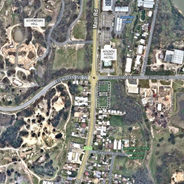 The location of a proposed motel on Geelong Rd. Photo: Development application