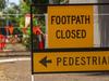 ‘Redundant’ footpaths being torn up rather than repaired