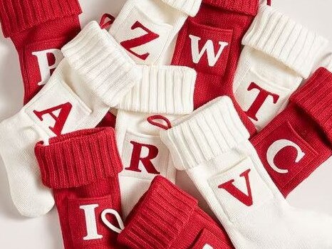 Alphabet Christmas Stocking. Picture: Target