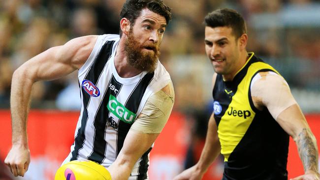 Goldsack in action during the preliminary final win. Picture: Mark Stewart