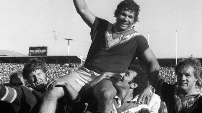 Beetson captained the Roosters to two premierships at the SCG.