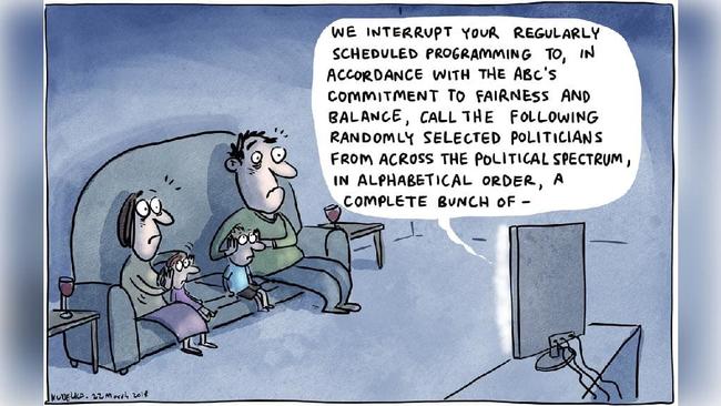 Jon Kudelka's wry take on affairs of state