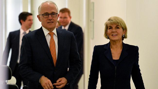 Malcolm Turnbull and Julie Bishop held high office in Australian politics until last Friday.