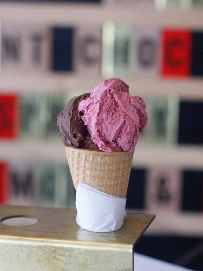 Bibelot gelato at South Melbourne Markets.