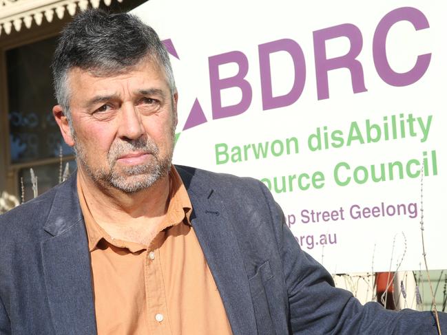 BDRC executive officer David Petherick. Mental health funding is being slashed at Barwon Disability Resource Council. Picture: Alan Barber