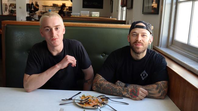 Head chef Josh Lundy (right) will depart from Canberra restaurant Bar Rochford this year to move to London. Picture: Instagram @barrochford