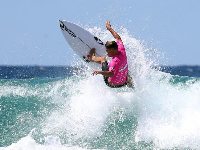 Usher Cup at Snapper Rocks. Mens Final winner Morgan Cibilic. 22 January 2023 Coolangatta Picture by Richard Gosling