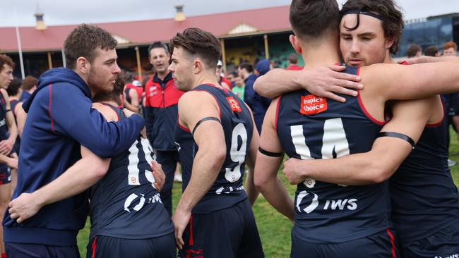 Nowood FC has been praised for its response in the wake of the tragic loss of a player to suicide in 2023. Pictures: David Mariuz / SANFL Image