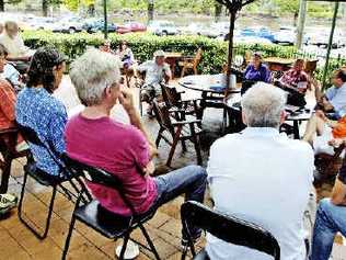 Despite recent difficulties, the general outlook was positive when green assessors gathered at the Brunswick Hotel yesterday to discuss the issues. Picture:  Jay Cronan