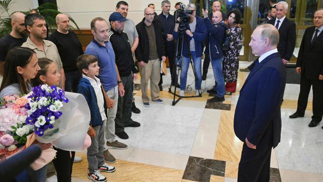 Nine-year-old Daniel and 11-year-old Sophie knew their mum and dad as Argentine citizens named Ludwig Gisch and Maria Mayer Muños. Picture: AFP