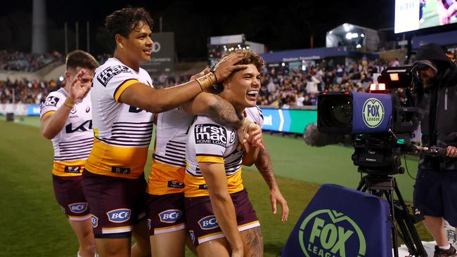 Fullback Reece Walsh (R) is arguably the best in his position right now. Picture: Getty Images