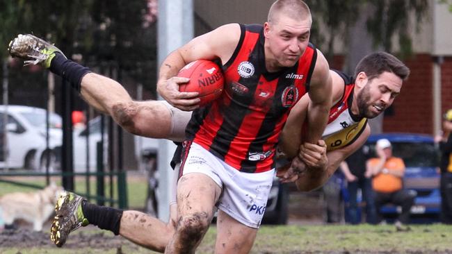 Rostrevor Old Collegians' captain Will O'Malley has his eyes on another division one premiership. Picture: Jayson Vowles