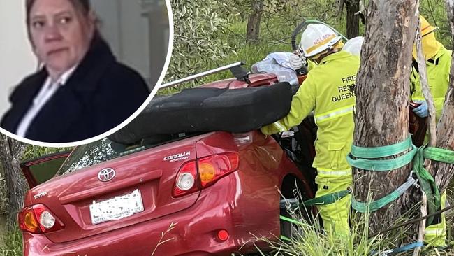 Tammy Marie Andrews, 35, faced Gympie Magistrates Court Tuesday morning in the wake of the horrific crash at Gunalda in the afternoon of February 24, 2023.