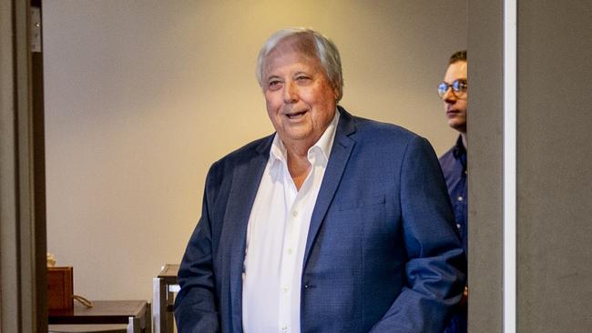 Mining magnate Clive Palmer says he will launch a High Court challenge in a bid for his United Australia Party to contest the next federal election. Picture: Jeremy Piper