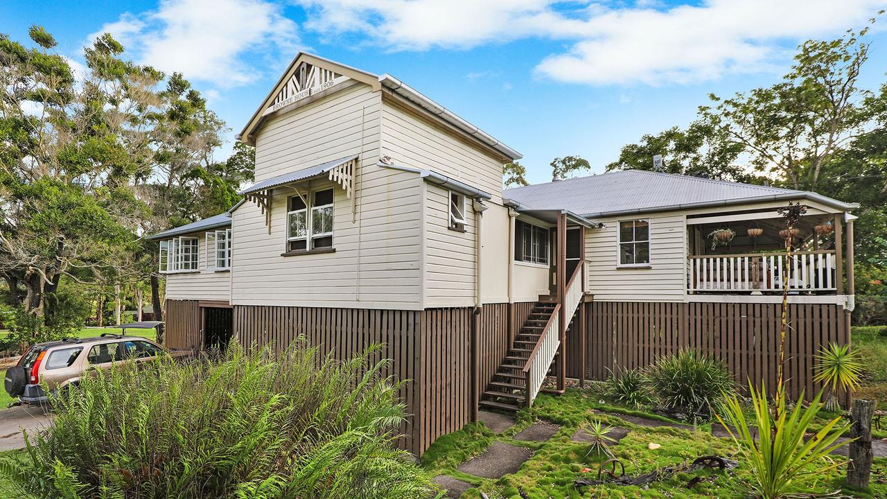 The three-bedroom renovated Queenslander at the Yandina-Coolum Rd property was built in 1906.