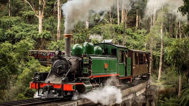 Puffing Billy image for Screen High Five Planner.