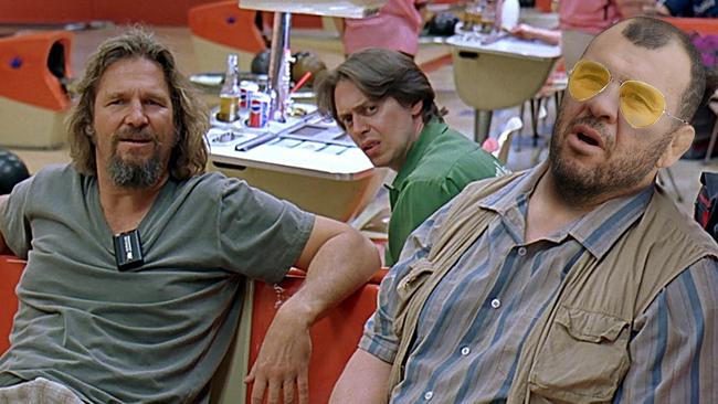 Wallabies coach Michael Cheika shares some similarities with The Big Lebowski's Walter.