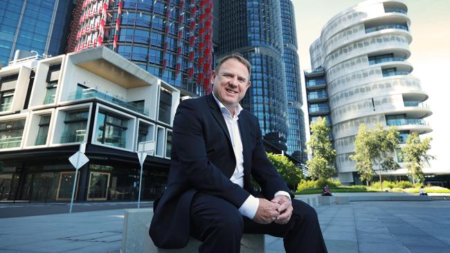 Lendlease Australian chief executive Dale Connor at Barangaroo. Picture: John Feder/The Australian