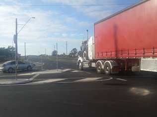 There was little evidence of last night's crash at the junction of Warrego Hwy and Forest Hill - Fernvale road this morning. Picture: Derek Barry