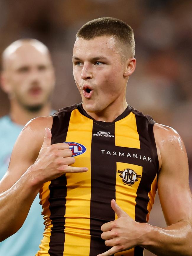 That was his last game for the Pies before being traded to Hawthorn.