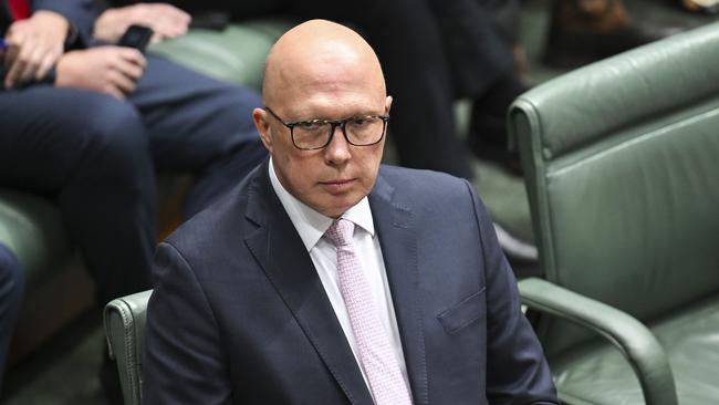 Opposition Leader Peter Dutton. Picture: NewsWire/Martin Ollman