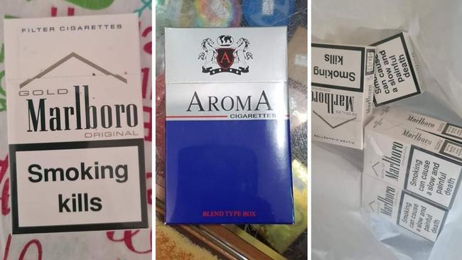 The cigarette packets sold at Rocky Tobacconist don't have the government packaging