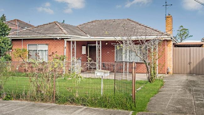 The three-bedroom house at 39 Cuthbert St, Broadmeadows, is for sale for $550,000-$580,000.