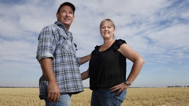 Tony Fox from Swan Hill and his wife Cindy.