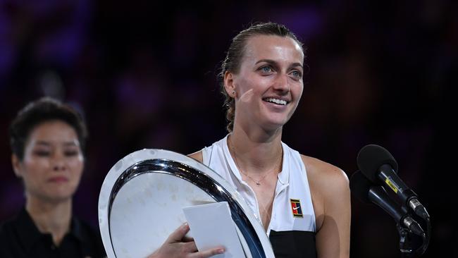 Czech Republic's Petra Kvitova won plenty of hearts in losing last year’s final – can she win the title this year? Picture: Getty