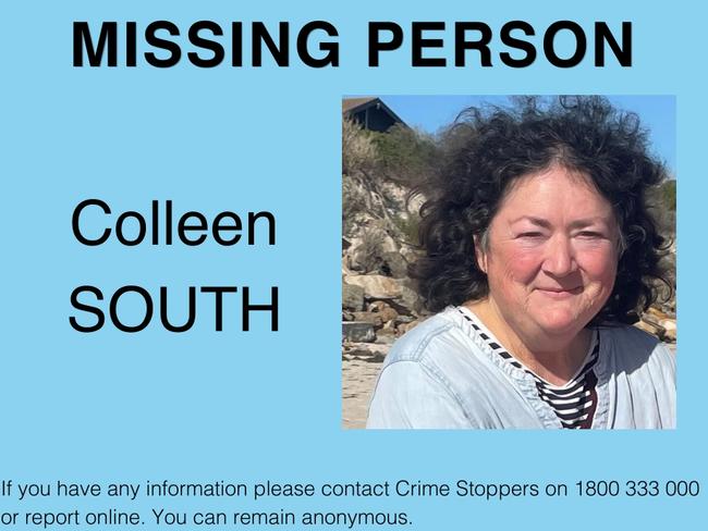 Colleen South has been missing for two weeks. Image: SAPOL