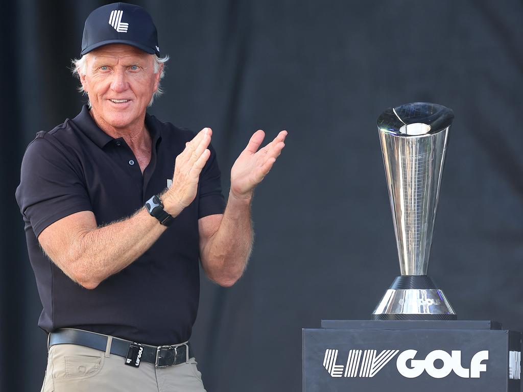 Greg Norman appears on the way out as LIV Golf chief executive, but the world’s best owe him a thank you. Picture: David Cannon/Getty Images