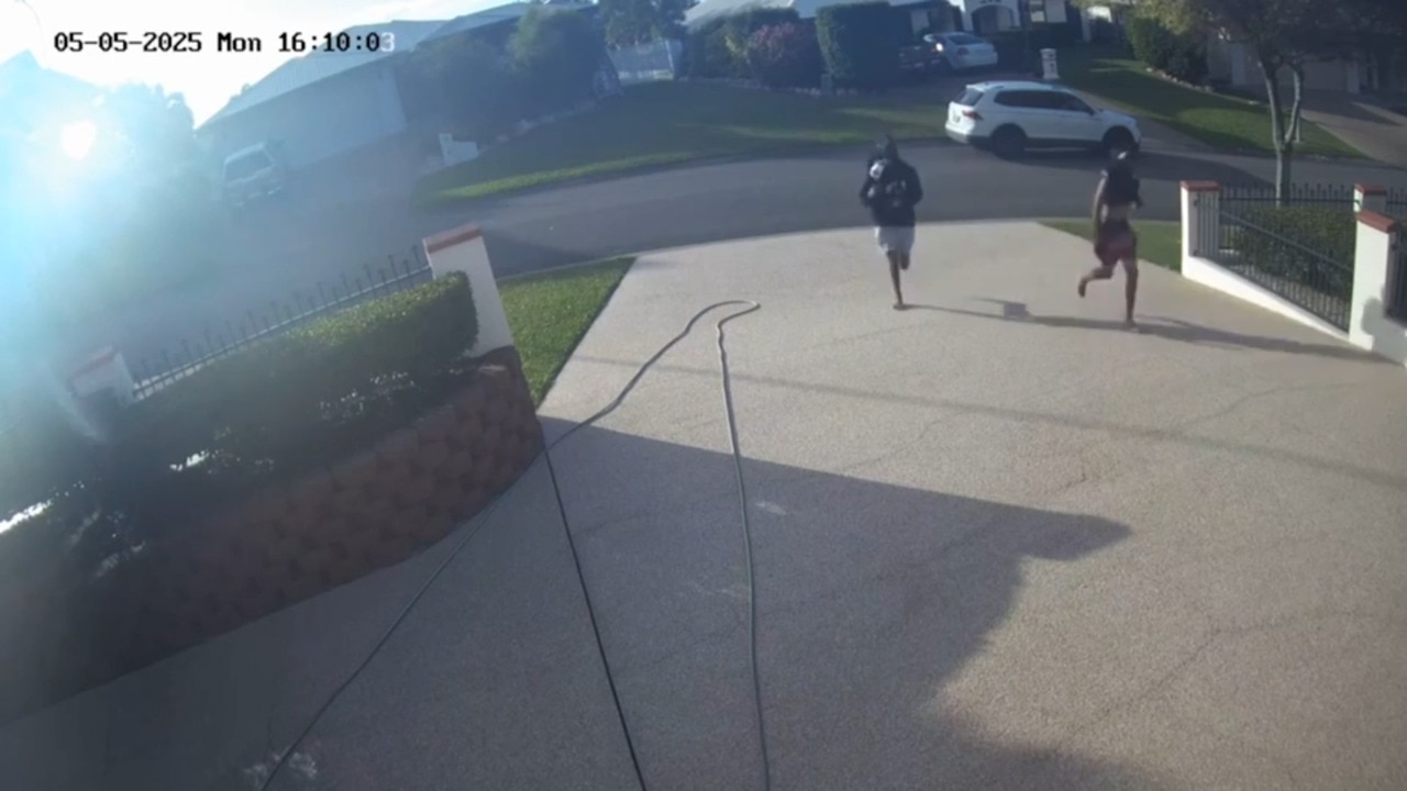 Gutsy gardener chases teen intruders