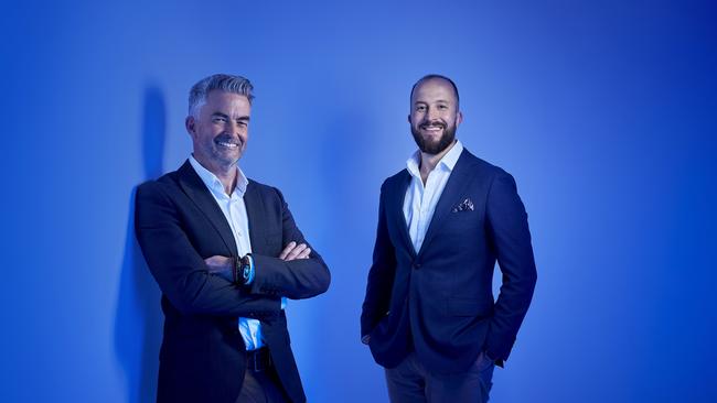 Sciona co-founders Drew Minnett and Christiaan Jordaan, Sicona co-founders. Picture: Nick Cubbin