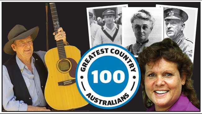 The 100 Greatest Country Australians