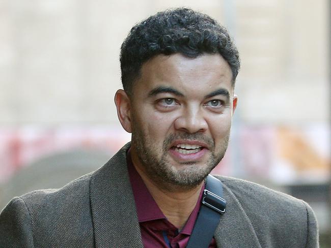 SYDNEY, AUSTRALIA - NewsWire Photos MAY 30, 2025: Guy Sebastian leaves Downing Centre Court after giving evidence in the re-trial of his former manager  Titus Day who is undergoing a  new trial after his conviction of embezzlement was set aside on appeal.   Picture: NewsWire / John Appleyard